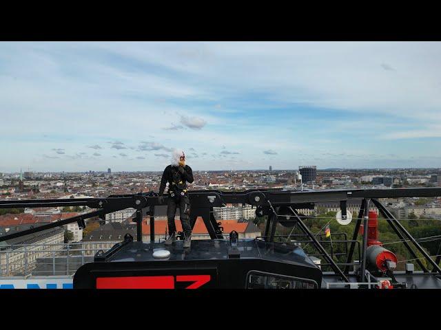 Chicken on a Tower Crane