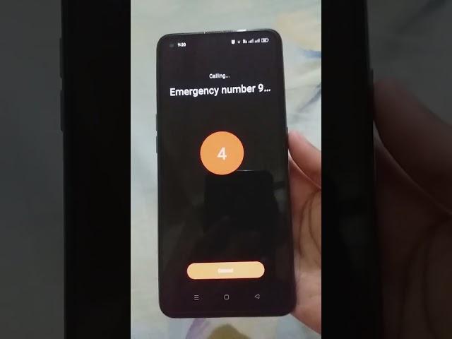 How to call Emergency SOS in realme