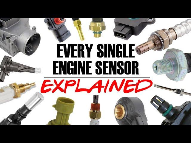 EVERY ENGINE SENSOR EXPLAINED - MAF, MAP, IAT, TPS, 02, NOx, EGT - How it works, location, OBD2 code