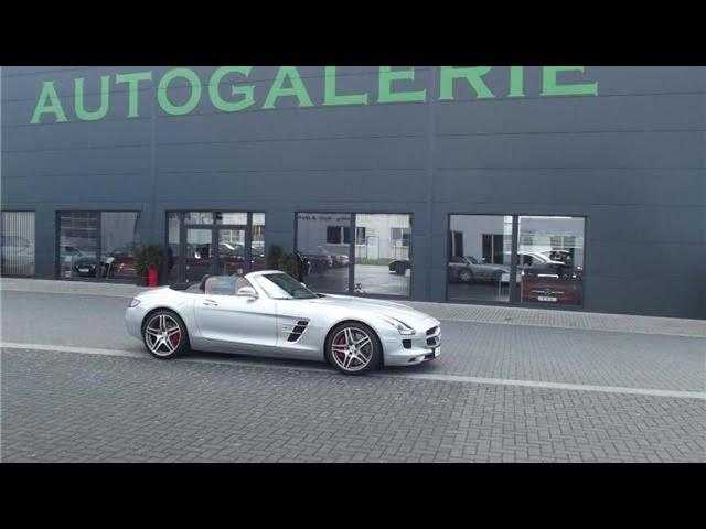 Mercedes-Benz SLS AMG. EZ:5.2012, B & O, silber Leder Bicolor,5.71PS