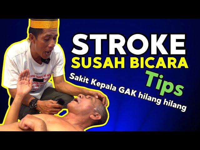 Tips Terapi Bicara, Pertolongan untuk Mengatasi Sakit Kepala pada Penderita Stroke @PijatIndonesia