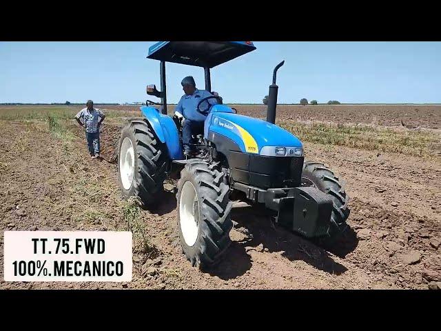 TT75 FWD. BARBECHANDO CON ARADO 3 DISCOS INTERNATIONAL TERRENO MUY DURO ️FUERTE, AGIL, ECONOMICO