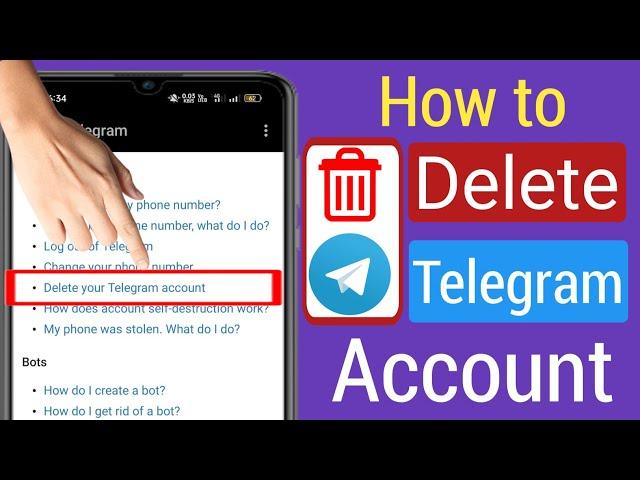 How to Delete Telegram Account Permanently (2023 Update)