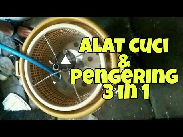 ALAT CUCI DAN PENGERING PAKAIAN TANPA LISTRIK 3 in 1