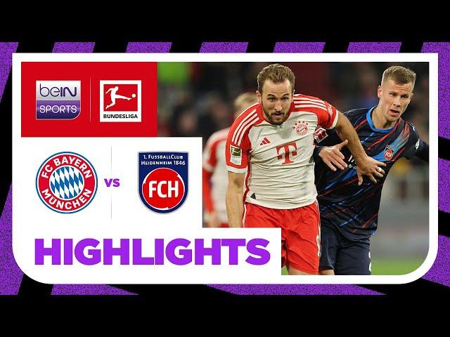 Bayern Munich v Heidenheim | Bundesliga 23/24 Match Highlights