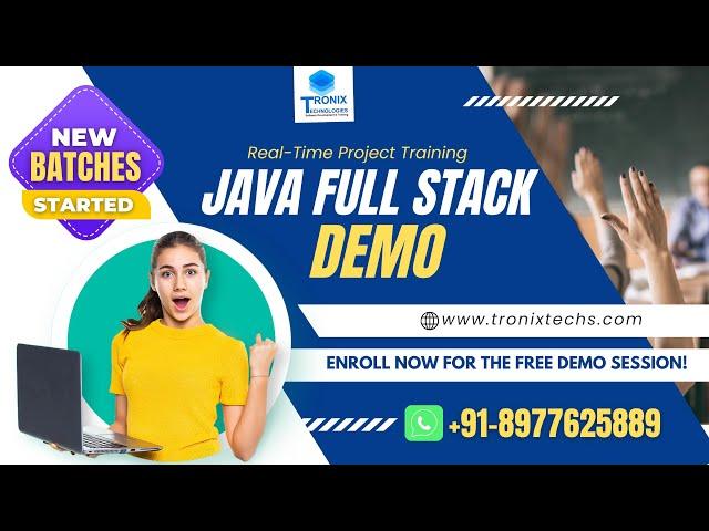 Java Full Stack Demo Session By Mr. Krishna | Java Tutorials Telugu | Full Stack Java For Beginners