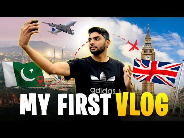 My First Vlog: Pakistan to London | A Day in My Life in the UK