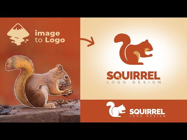 Inkscape speed art | Squirrel Logo Design | Inkscape Tutorial 2021 |  inkscape vector