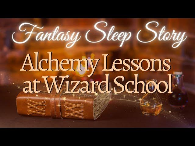 Alchemy Lessons at Wizard School🪄 | Fantasy Sleep Story | Guided Sleep Meditation