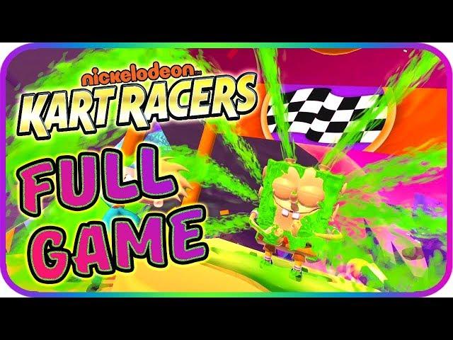 Nickelodeon Kart Racers FULL GAME Longplay All Racers (PS4, XB1, Switch)