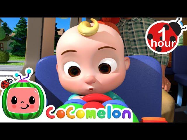 JJ's Wheels on the Bus | CoComelon | Wheels on the BUS Songs! | Nursery Rhymes for Kids