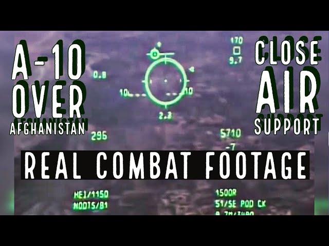 REAL COMBAT FOOTAGE | CLOSE AIR SUPPORT | A-10C