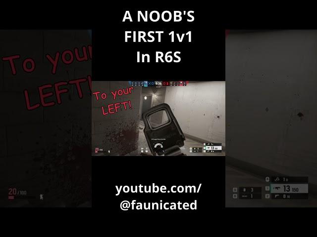 Noob VS experienced player #shorts #funnymoments #rainbowsixsiege