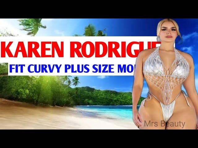 Karen Rodriguez Curvy Plus Size ModelBrand Ambassador| Instagram model | Bio,lifestyle