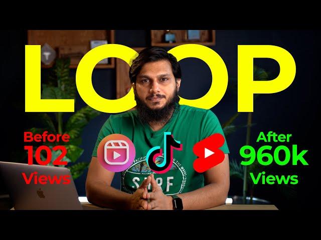 Go Viral on Instagram reels, Tiktok and YouTube Shorts | How to Create Loop videos | Waqar Sddiqui