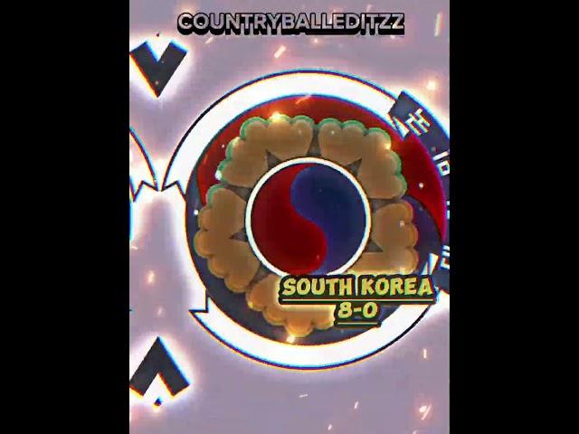 Country vs Country pt. 7 | South Korea  vs Micronesia  #shorts #country #1v1 #asia