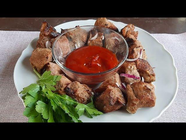 Вкусный шашлык из свинины. Как замариновать шашлык? Рецепт вкусного шашлыка. Шашлык из свинины.