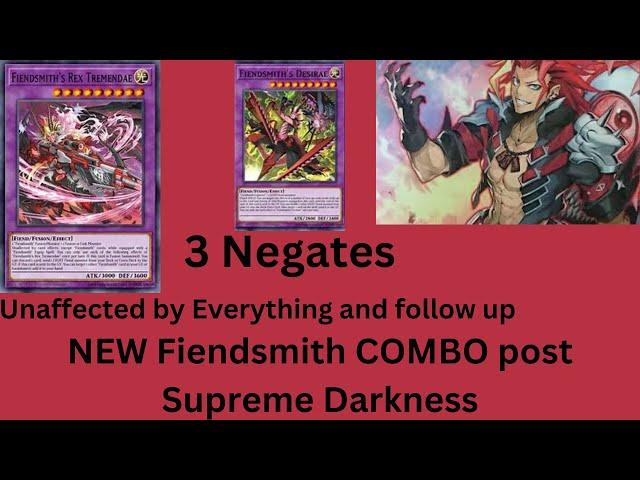 NEW Fiendsmith COMBO post Supreme Darkness