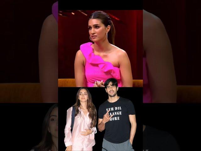 Kriti Wanna Date Sidharthbut he taken by Kiara️ #sidkiara VS #sidriti #kritisanon #shorts #Iifaa