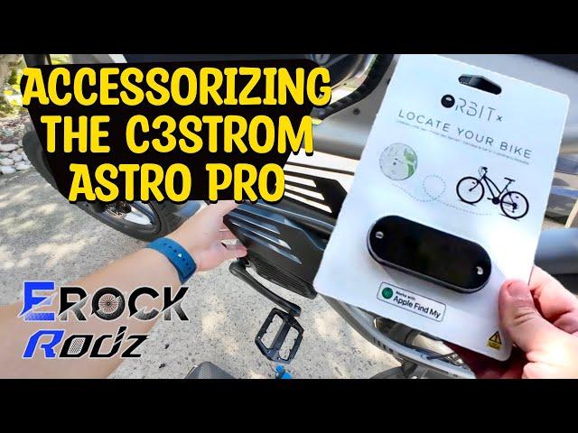 How To Install A C3Strom Astro Pro Center Storage Basket And Orbit X Velo Bike Tracker