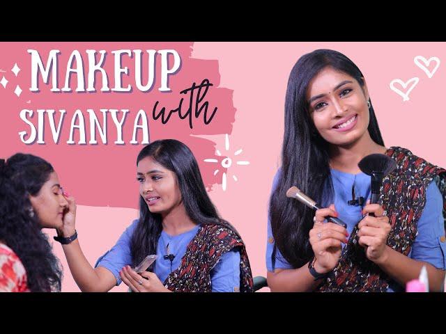 Eye Makeup-ல இவ்ளோ விஷயம் இருக்கா? | Makeup With Actress Priyanka Sivanya | Paavam Ganesan Yamuna