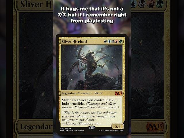 A NEW Legendary Sliver?! | Magic: The Gathering MTG Commander Masters Deck #shorts