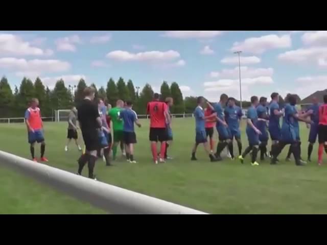 Ball launched at linesman's head during tense FA Cup tie