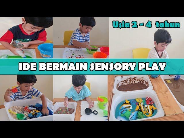 IDE BERMAIN ANAK DIRUMAH II SENSORY PLAY USIA 2 - 4 TAHUN II PERMAINAN EDUKASI ANAK