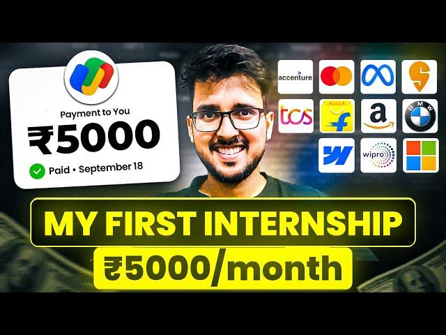 How I got my first Internship (₹5000) in 2nd year of college ️ Tips to Get a Job After Graduation