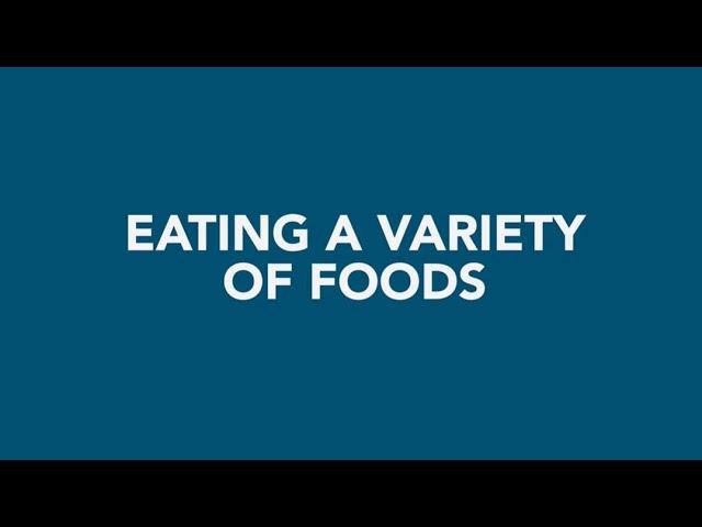 Eating a Variety of Foods