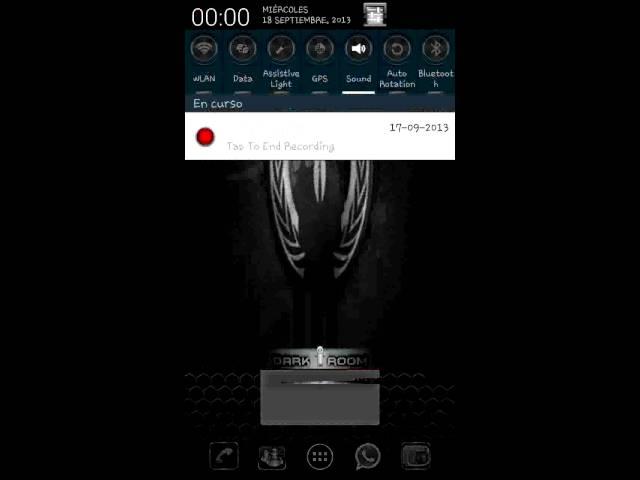 Tema darck simplistic cortina animada