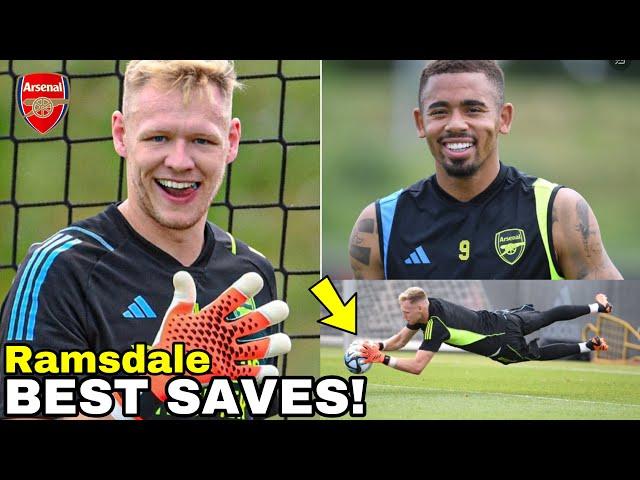 Acess Denied!Aaron Ramsdale MasterClass in Germany! Incredible Saves Arsenal shooting Practice