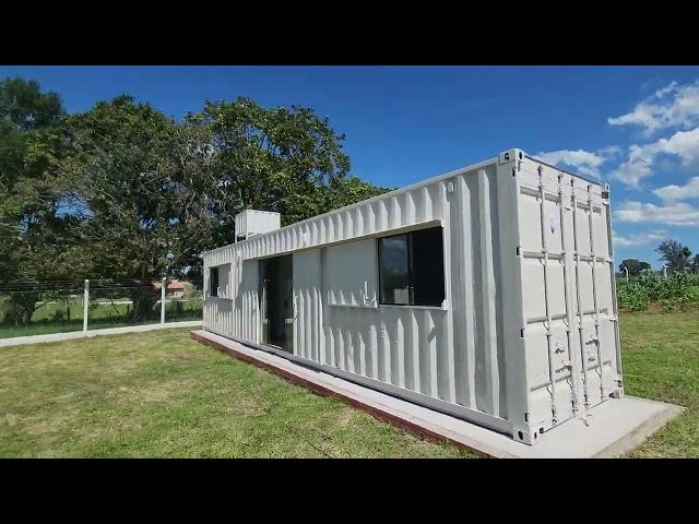 Casa Container com dois dormitórios, 30m2 Entregue em Boituva/SP - Azul Containers ️