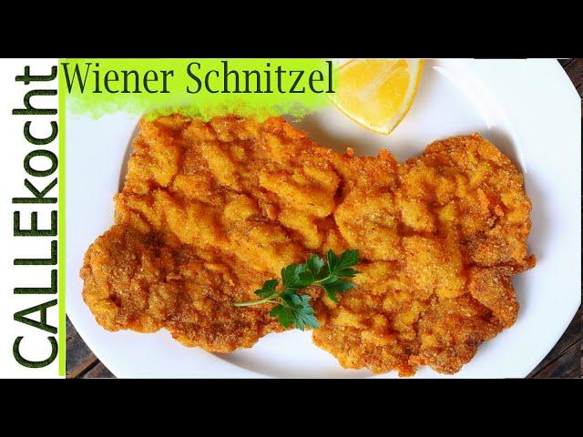 Echtes Wiener Schnitzel richtig panieren, soufflieren und braten