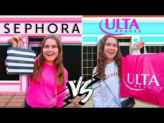 SEPHORA  vs ULTA  $250 SHOPPING CHALLENGE (which is better)