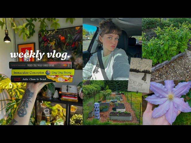 full spring garden tour, aardvark may box, & sticking to routines ️