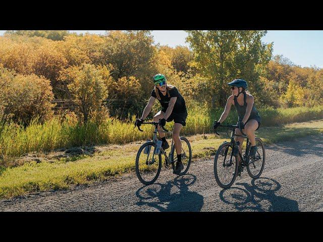 Gravel Biking Near Cochrane Alberta