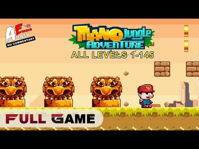 Mano Jungle Adventure - FULL GAME (all levels 1-145) Android Gameplay