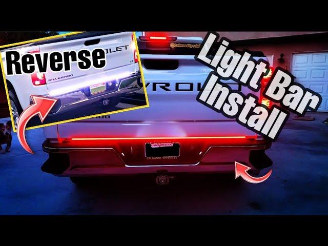 HOW To INSTALL Tailgate Light Bar - EASY !!!