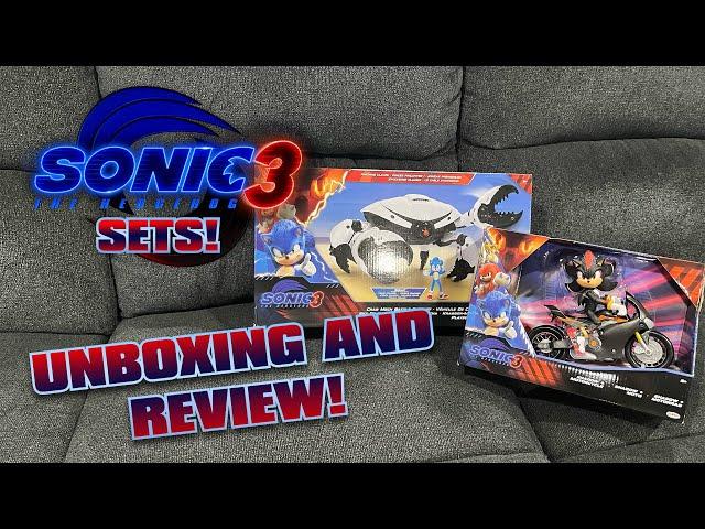 NEW Sonic The Hedgehog 3 Movie SETS (Unboxing and Review!)