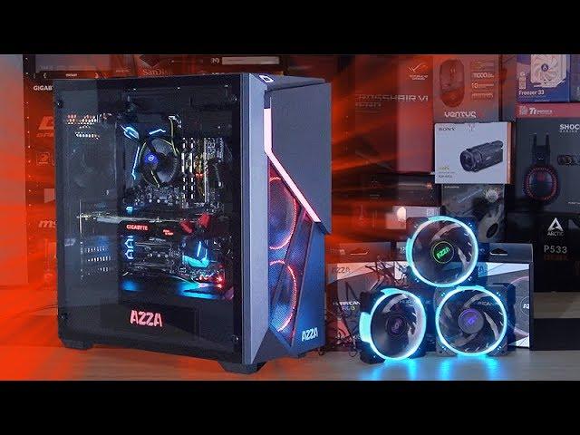 AZZA Inferno 310 + Hurricane RGB Fans = EYE-CATCHER