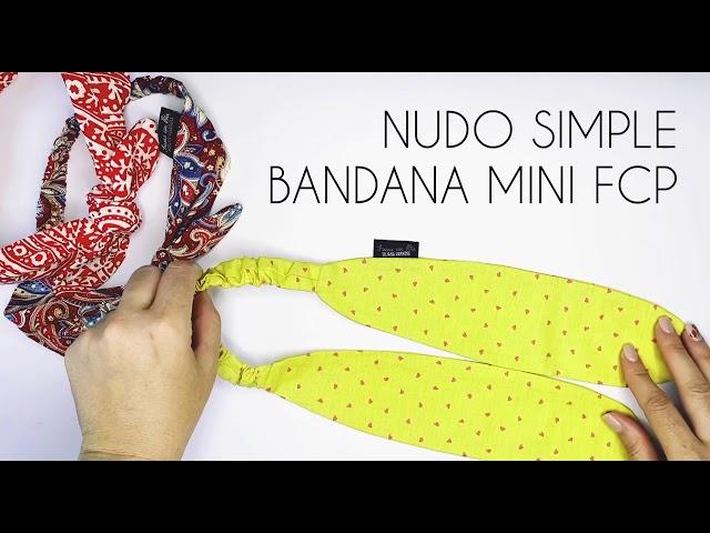 ¿COMO HACER NUDO DE BANDANA SIMPLE?