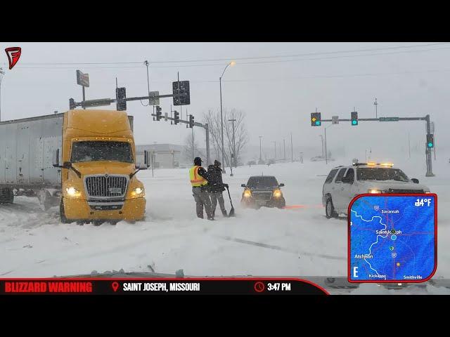 Major Blizzard Cripples Missouri - Live As It Happened - 1/5/24