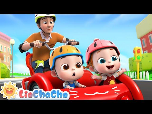 Going Out with Daddy | Red or White Colors Song | Kids Songs & Nursery Rhymes | LiaChaCha