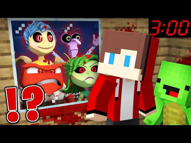 Why Scary INSIDE OUT 2 BOSSES ATTACK JJ and Mikey at Night in Minecraft Challenge! - Maizen