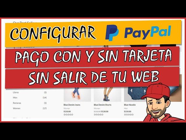 ️ Paypal in woocommerce, includes payment with cards without leaving your website, wordpress 37,