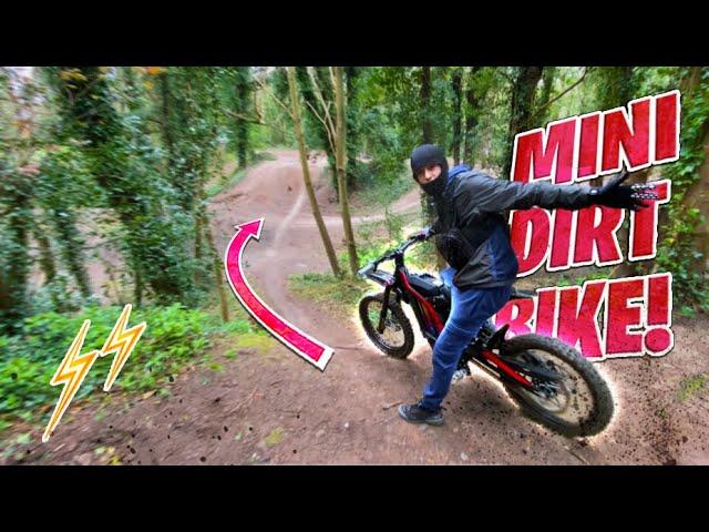 *CRAZY* Taking My NEW Mini ELECTRIC DIRTBIKE Out For The FIRST Time!!