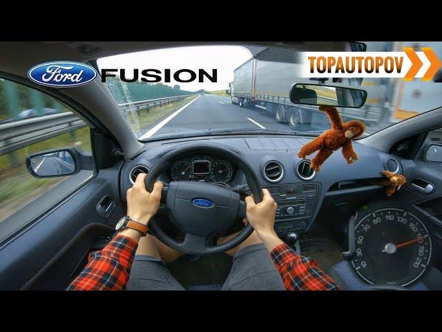 Ford Fusion 1.4 16V (59kW) |44| 4K TEST DRIVE - SOUND, ACCELERATION, OFF-ROAD & ENGINETopAutoPOV