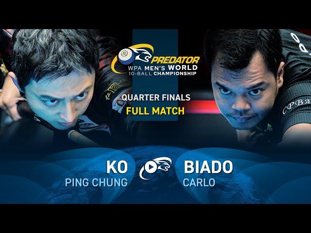 P.C. KO vs BIADO ▸ 2024 WPA PREDATOR WORLD CHAMPIONSHIP MEN'S 10-BALL