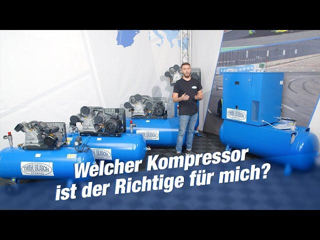 Welcher Kompressor ist der Richtige für mich? - Produktberatung von TWIN BUSCH®